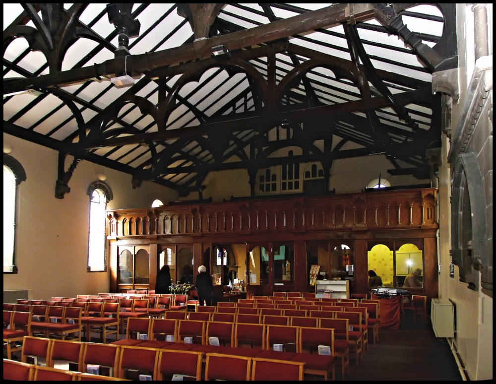 west view of church